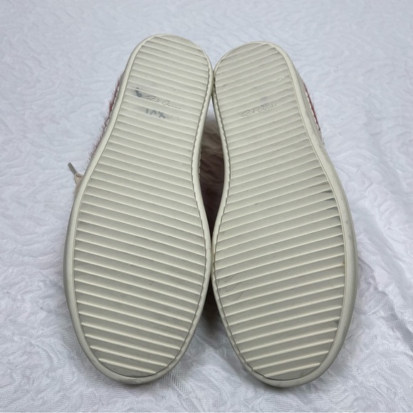 Rick Owens Women’s Lido Runway Low Sneaker Dusty Pink Cow Fur Shoes 11 - Picture 15 of 16